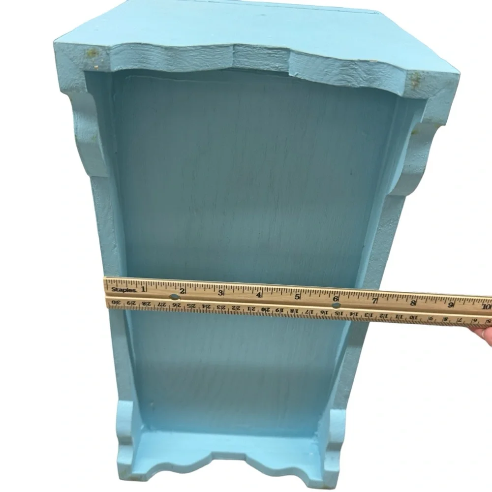 Beautiful Light Blue Jewelry Box Hand Crafted New